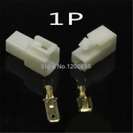 Automotive Connector Plug 6.3mm 1PIN Connector Male-Female Butt Plug connector