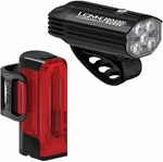 Lezyne Fusion Drive Pro 600+/Strip Drive 300+ Pair Satin Black/Black Front 600 lm / Rear 300 lm Cyklistické světlo