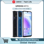 UMIDIGI A11S Global Version Smartphone 4GB 32GB 5150 mAh 16MP Triple Camera 6.53" HD+ Large Full Display Cellphone