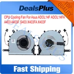 New Replacement CPU Cooling Fan For Asus ADOL14F ADOL14FA A403 A403F S403 X403FA X403F