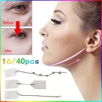 16/40 PCS Neck Thin Face Facial Line Invisible V-Shape Anti-wrinkle Sticker Sagging Skin Lift Up Fast Chin Adhesive Tape