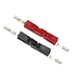 10 Pairs Red And Black 30 Amp 600V For Anderson Plug Connector + Dust Cover Cable Connectors Waterproof Connector Powercon