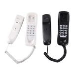 HCD3588 Fixed Landline Wall Telephone Portable Mini Phone Wall Hanging- Telephone for Home Office Hotel Spas Center