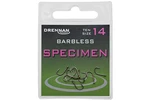 Drennan háčky bez protihrotu Specimen Barbless vel. 10