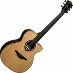 LAG Tramontane HyVibe 30 Auditorium Cutaway Natural Guitarra electroacustica