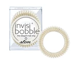 Tenká spirálová gumička do vlasů Invisibobble Slim Stay Gold - zlatá, 3 ks (IB-SL-PC10005-2) + dárek zdarma