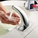 Automatic Sink Mixers Sensor Tap Hands Free Infrared Water Kitchen Bathroom Basin Faucet