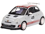 Fiat 500 Abarth Assetto Corse Presentation Gray 1/18 Model Car by Top Speed