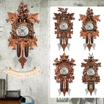 Wall Clocks Cuckoo Pendulum Watch Art Craft Home Decoration Hanging Wood Watches
