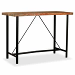 Bar Table Solid Reclaimed Wood 59"x27.6"x42.1"