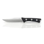 ANV Knives Nůž ANV P300 - PLAIN EDGE, LEATHER SHEATH BLACK