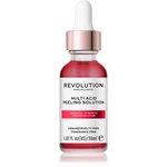 Revolution Skincare AHA + BHA Moderate Multi Acid Peeling Solution jemné pleťové sérum s peelingovým efektem 30 ml