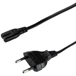 LogiLink napájací prepojovací kábel [1x Euro zástrčka - 1x IEC C7 zásvuka] 1.80 m čierna