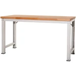 Manuflex WP4052.2001 Prídavný pracovný stôl PROFI štandard s masívnou bukovou doskou, ŠxHxH = 1500 x 700 x 840 mm