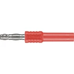 Schützinger BRST 7922 Ni / RT prepojovacia zástrčka 4 mm banánik   červená 1 ks