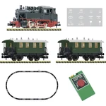 Fleischmann 931706 N Analógová štartovacia súprava parná lokomotíva BR 80 s osobným vlakom
