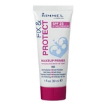 Rimmel London Fix & Protect Makeup Primer SPF25 30 ml báze pod make-up pro ženy 005