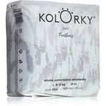 Kolorky Day Feathers jednorazové EKO plienky veľkosť L 8-13 Kg 19 ks