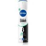 Nivea Invisible Black & White Fresh antiperspirant v spreji pre ženy 150 ml