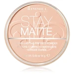 Rimmel Stay Matte púder odtieň 002 Pink Blossom 14 g