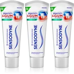 Sensodyne Sensitivity & Gum zubná pasta pre citlivé zuby Mint 3x75 ml