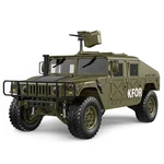 HG P408 Standard 1/10 2.4G 4WD 16CH 30km/h RC Model Car U.S.4X4 Military Vehicle Truck without Battery Charger