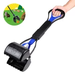 24" Large Pooper Scooper Folding Portable Pet aste Pick Up Jaw Scooper for Dogs Cats Pets