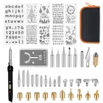 48Pcs 60W Internal Heat Type Digital Display Thermostat Electric Soldering Iron Carving Pen Soldering Tools