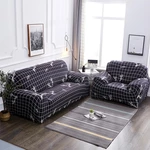 1/2/3/4 Seater Elk Sofa Print Sofa Cover Elastic Sofa Covers for Living Room Couch Cover Pillowcase Chair Covers