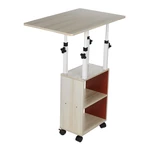 Bedside Table Movable Simple Small Table Bedroom Home Simple Student Lifting Dormitory Table for Home Office