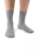 Steven 130 šedé Pánské ponožky 41/43 šedá