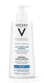 VICHY Pureté Thermale Minerálne micelárne mlieko pre suchú pleť 400 ml