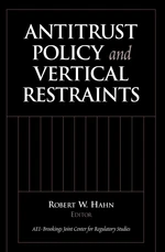 Antitrust Policy and Vertical Restraints