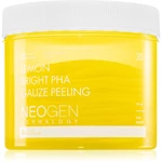 Neogen Dermalogy Clean Beauty Gauze Peeling Lemon Bright PHA peelingové pleťové tamponky pro rozjasnění a vyhlazení pleti 30 ks