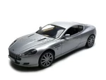 2004 Aston Martin DB9 Coupe Silver 1/18 Diecast Model Car by Motormax