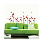 Sada samolepiek Ambiance Red Poppy Flowers