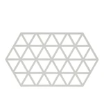 Svetlosivá silikónová podložka pod horúce nádoby Zone Triangles