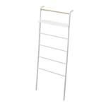 Biely vešiak s poličkou YAMAZAKI Tower Ladder