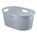 Sivý kôš na bielizeň Curver Infinity, 40 l