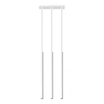 Biele závesné svietidlo Nice Lamps Fideus, dĺžka 30 cm