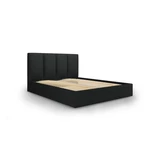 Čierna dvojlôžková posteľ Mazzini Beds Juniper, 160 x 200 cm