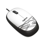 Myš Logitech M105 (910-002944) biela počítačová myš • optický senzor • rozlíšenie 1 000 DPI • 3 tlačidlá • USB konektor • kompaktné rozmery • kompatib