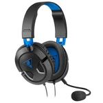 Headset Turtle Beach Recon 50 pro PS4 Pro/PS4 (TBS-3303-02) čierny/modrý herné slúchadlá • frekvencia 20 Hz až 20 kHz • 3,5 mm jack • káblové pripojen