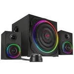 Reproduktory Speedlink Gravity Carbon RGB 2.1 Subwoofer System, Black