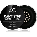 NYX Professional Makeup Can't Stop Won't Stop sypký pudr odstín 01 Light 6 g