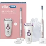 Epilátor Braun Beauty Box Silk-épil 9 9-700 SensoSmart, bílá, růžovozlatá