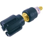 Zdířka pro banánek Cliff CL159711A, Ø pin: 4 mm, černá, 1 ks