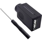 Modulární USB 2.0 zásuvky typu A, sada zásuvka, rovná Quadrios 1 ks