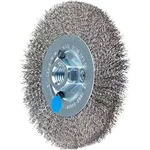 Kulatý kartáč KŮŇ 115 x 25 mm, tloušťka drátu 0,3 mm Se závitem M14 PFERD POS RBU 11512/M14 INOX 0,30, 43502202, 1 ks