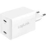 USB nabíječka LogiLink PA0231, nabíjecí proud 3 A, bílá